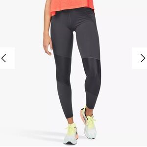 Sweaty Betty High Rise Power Legging Mesh Inserts 7/8 Length Black